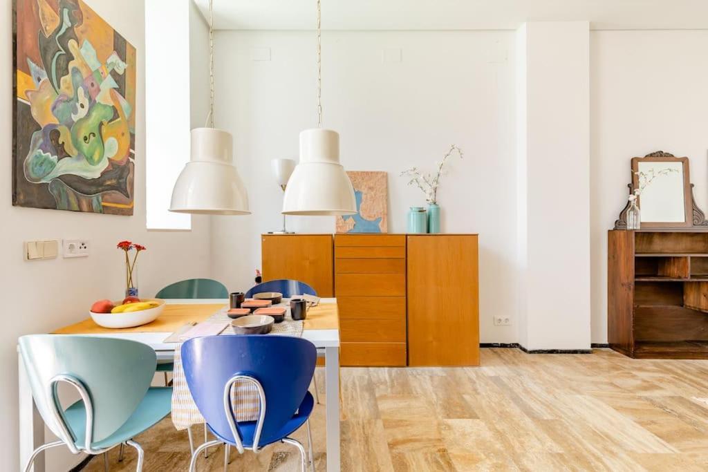 Apartamento Cozy Loft Patio+Pool +Wifi Valencia Exterior foto